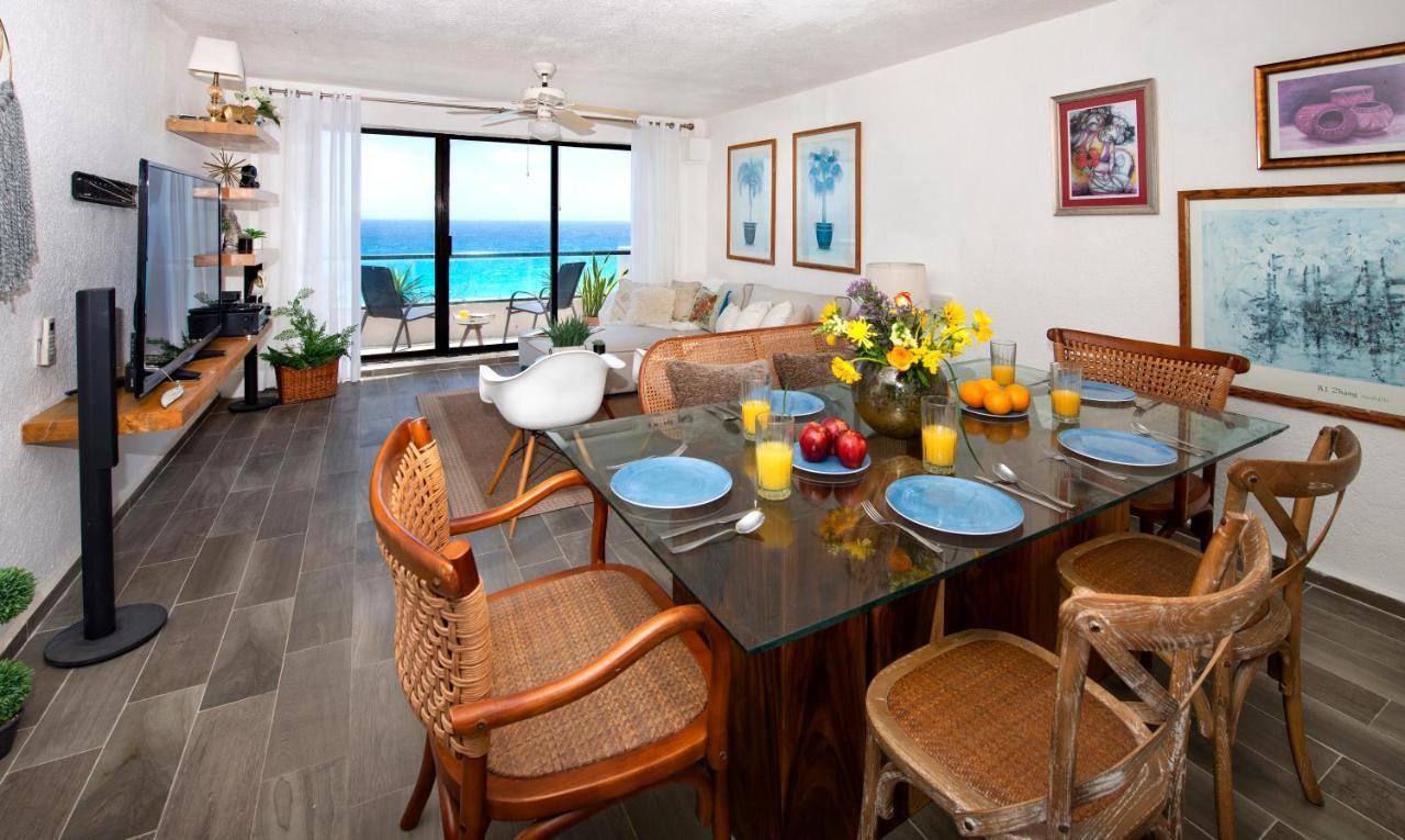 Cozy Ocean Front Penthouse At Marlin Beach Διαμέρισμα Κανκούν Εξωτερικό φωτογραφία
