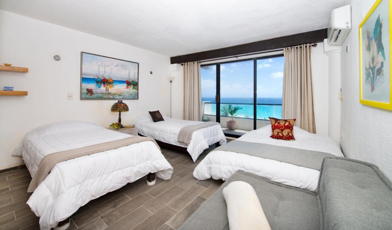 Cozy Ocean Front Penthouse At Marlin Beach Διαμέρισμα Κανκούν Εξωτερικό φωτογραφία
